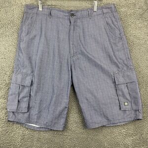 Ocean Current Shorts Men 36 (36x12)‎ Herringbone Hybrid Cargo Swim Board